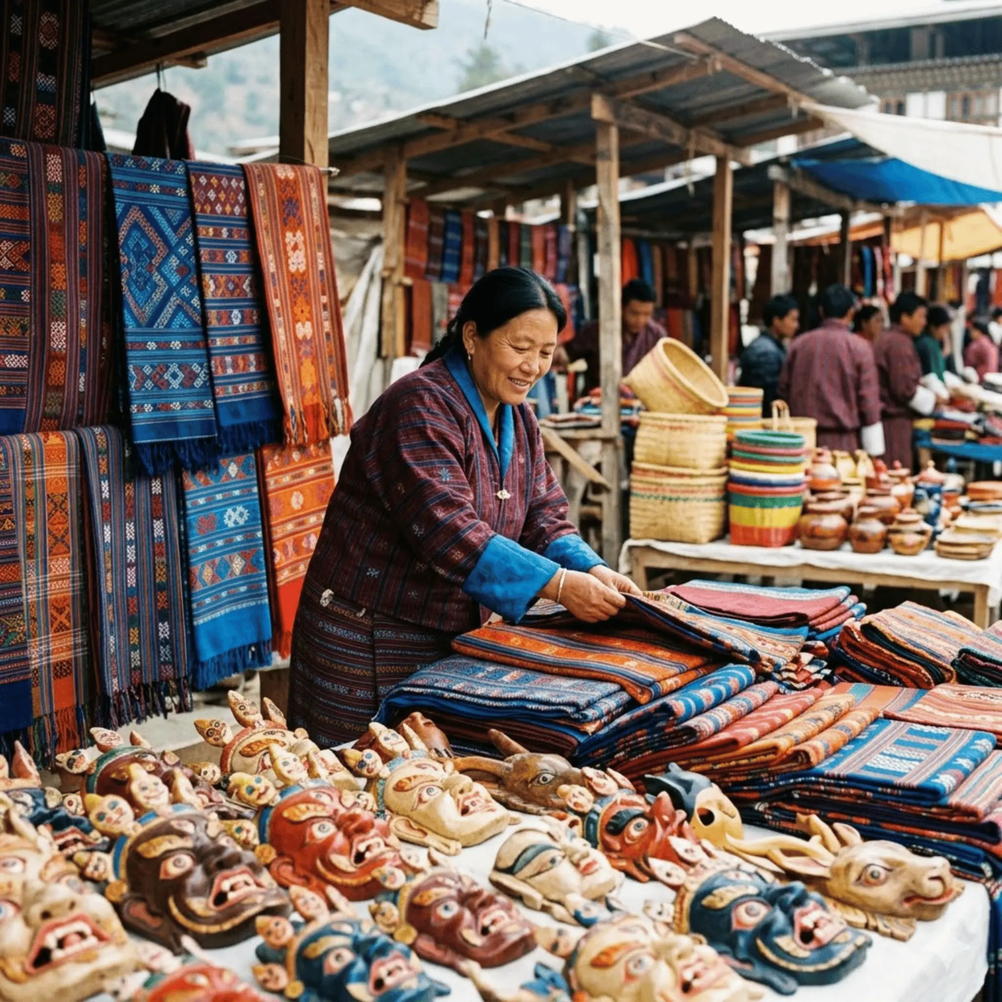 Discover Local Markets and Handicrafts in Bhutan