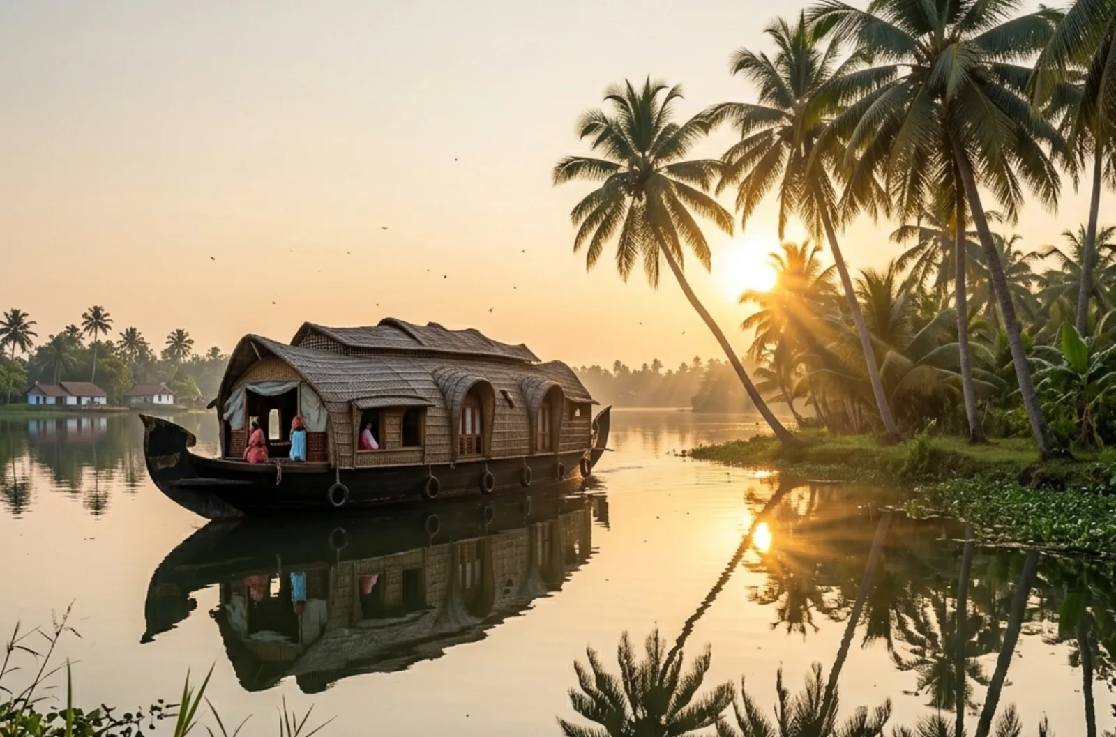 Romantic Kerala Backwater & Hill Station Honeymoon Tour