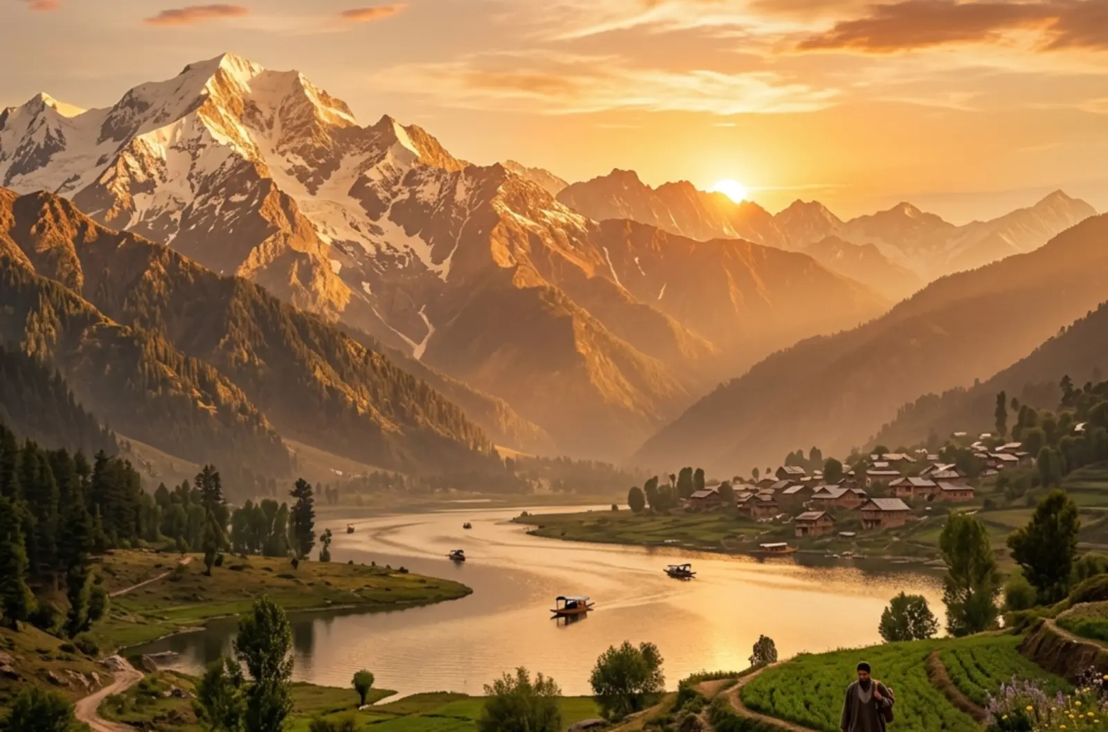 Royal Houseboat & Paradise Kashmir Valley Tour