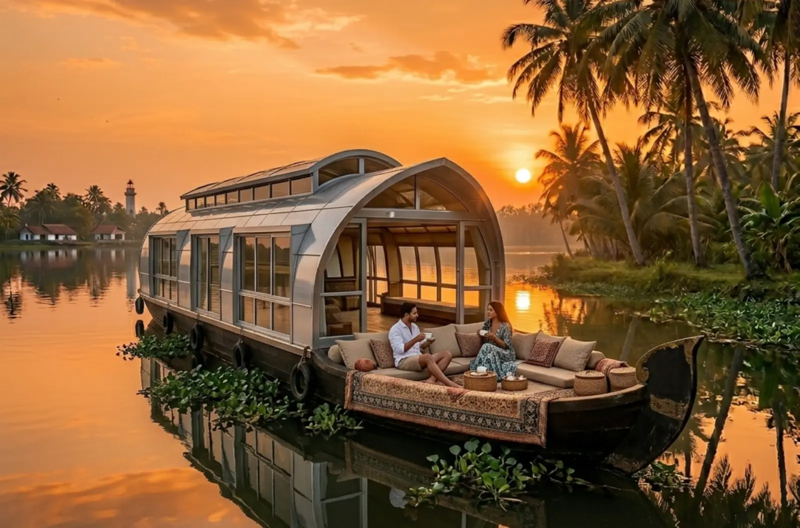Romantic Kerala Honeymoon Retreat – Munnar Thekkady Alleppey Paradise